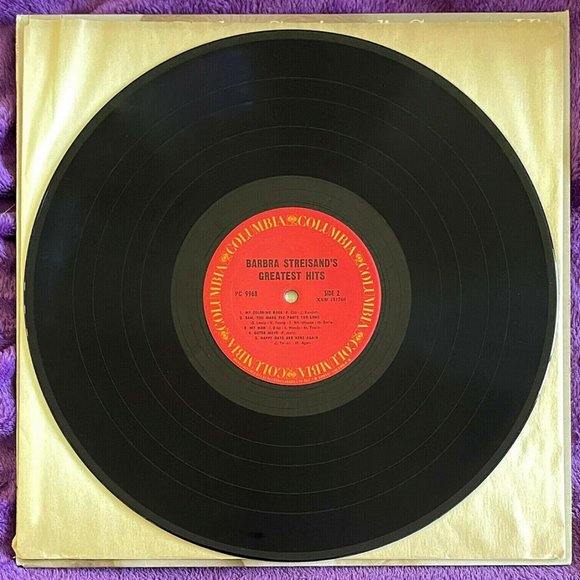 Barbra Streisand’s Greatest Hits  12” Record Album  1977 Canada Ed. 45Yrs!  RARE - Picture 5 of 7